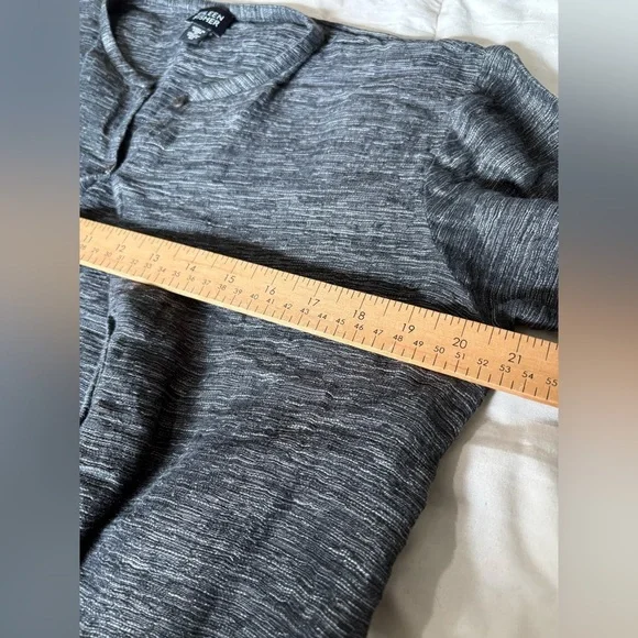 Eileen Fisher linen blend grey cardigan jacket medium shirt - Picture 5 of 10